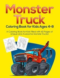 bokomslag Monster Truck Coloring Book for Kids Ages 4-8
