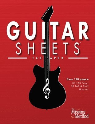 bokomslag Guitar Sheets TAB Paper