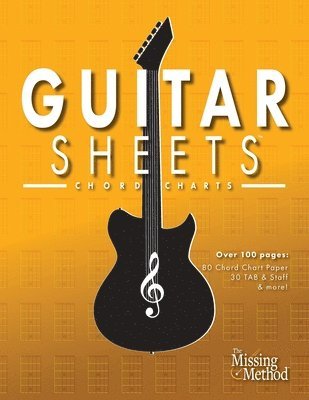 bokomslag Guitar Sheets Chord Chart Paper