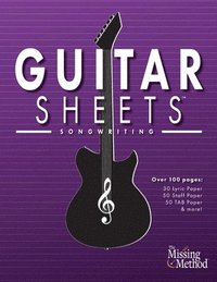 bokomslag Guitar Sheets Songwriting Journal