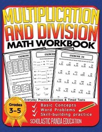 bokomslag Multiplication and Division Math Workbook for 3rd 4th 5th Grades