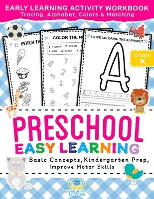 Preschool Easy Learning Activity Workbook 1