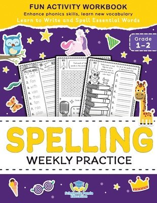 Spelling Weekly Practice for 1st 2nd Grade 1