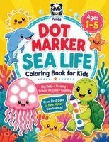 Polymath Panda - Dot Marker Sea Life Coloring Book for Kids Ages 1-5, Häftad