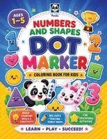 Polymath Panda - Numbers and Shapes Dot Marker Coloring Book for Kids, Häftad