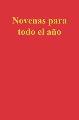 bokomslag Novenas para todo el año