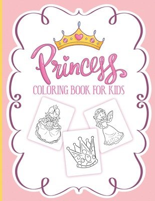 bokomslag Princess Coloring Book For Kids