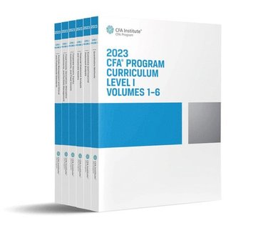 bokomslag Cfa Institute: 2023 CFA PROGRAM CURRICULUM 6V