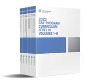 bokomslag 2023 CFA Program Curriculum Level III Box Set
