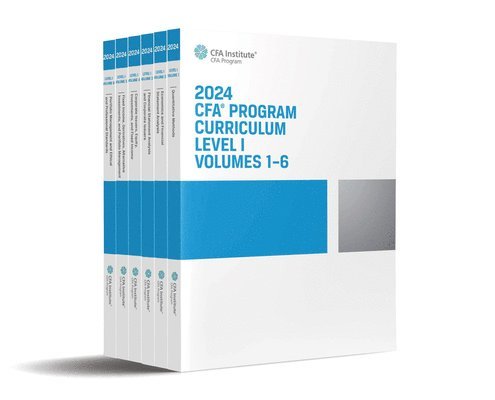 Cfa Institute: 2024 Cfa Program Curriculum Level I Box Set
