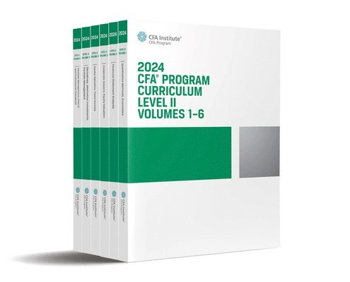 2024 CFA Program Curriculum Level II Box Set 1