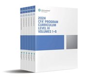 bokomslag 2024 CFA Program Curriculum Level III Box Set