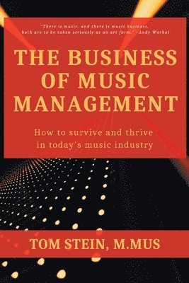 Tom Stein - Business of Music Management, Häftad