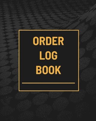 bokomslag Order Log Book