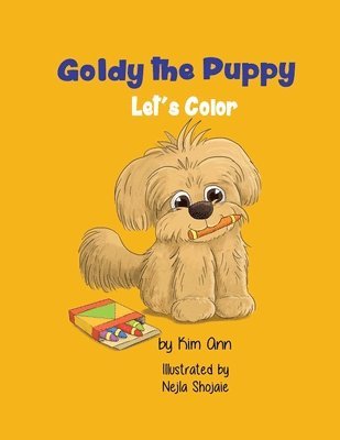 bokomslag Goldy the Puppy Let's Color