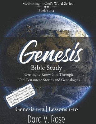 bokomslag Meditating in God's Word Genesis Bible Study Series Book 1 of 4 Genesis 1-12 Lessons 1-10