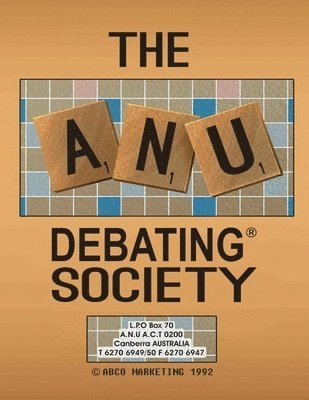 The ANU Debating Society 1