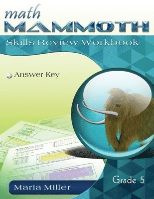 bokomslag Math Mammoth Grade 5 Skills Review Workbook Answer Key