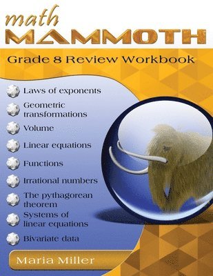 Maria Miller - Math Mammoth Grade 8 Review Workbook, Häftad