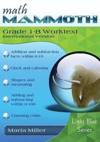 bokomslag Math Mammoth Grade 1-B Worktext, International Version