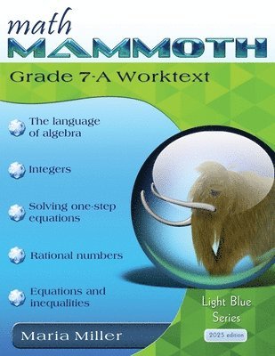 Maria Miller - Math Mammoth Grade 7-A Worktext, Häftad
