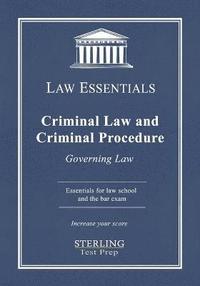 bokomslag Criminal Law and Criminal Procedure, Law Essentials