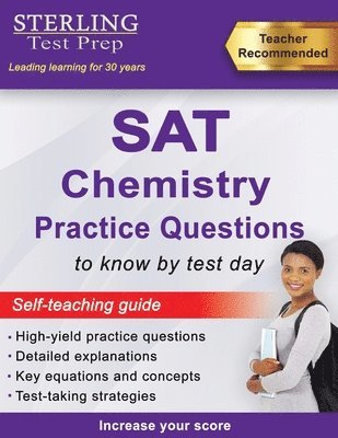 bokomslag Sterling Test Prep SAT Chemistry Practice Questions