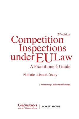 bokomslag Competition Inspections under EU Law - 2nd ed.