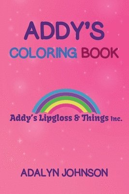 bokomslag Addy's Coloring Book For Girls