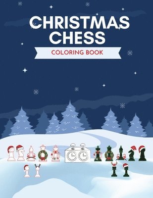 bokomslag Christmas Chess Coloring Book