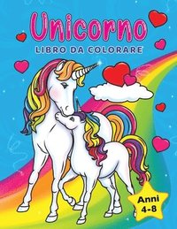 bokomslag Unicorno libro da colorare