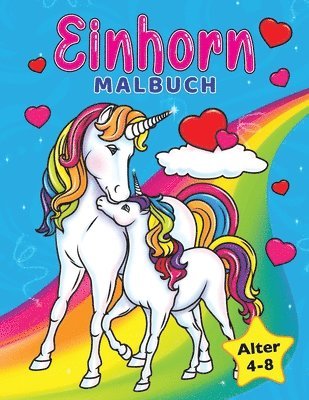 bokomslag Einhorn Malbuch