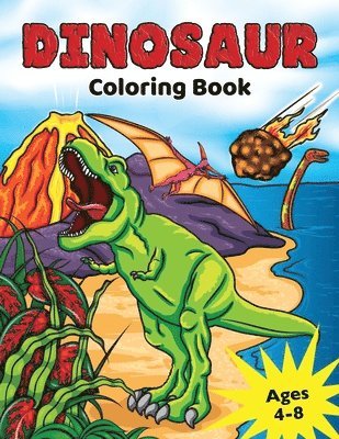 bokomslag Dinosaur Coloring Book