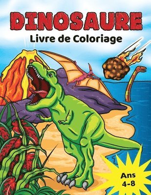 Dinosaure Livre de Coloriage 1