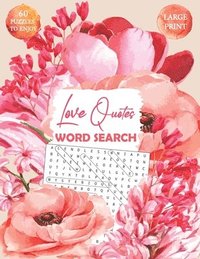 bokomslag Love Quotes Word Search