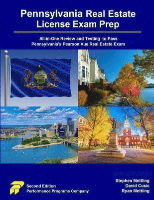 Stephen Mettling, David Cusic, Ryan Mettling - Pennsylvania Real Estate License Exam Prep, Häftad