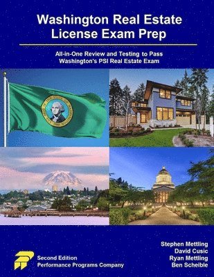 Stephen Mettling, David Cusic, Ryan Mettling - Washington Real Estate License Exam Prep, Häftad