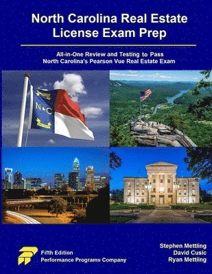 Stephen Mettling, David Cusic, Ryan Mettling - North Carolina Real Estate License Exam Prep, Häftad