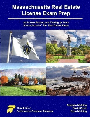Stephen Mettling, David Cusic, Ryan Mettling - Massachusetts Real Estate License Exam Prep, Häftad