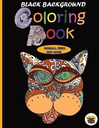 bokomslag Black Background Coloring Book