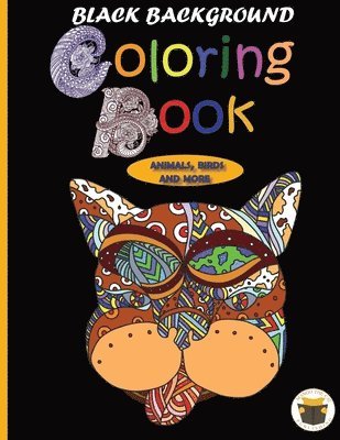 Black Background Coloring Book 1