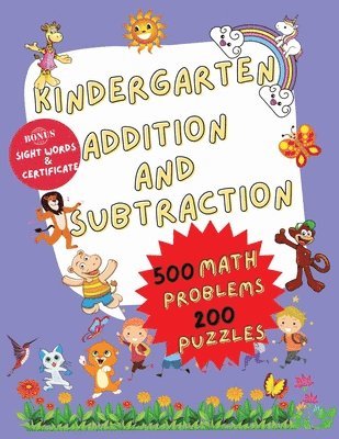 Kindergarten Math Addition and Subtraction 1