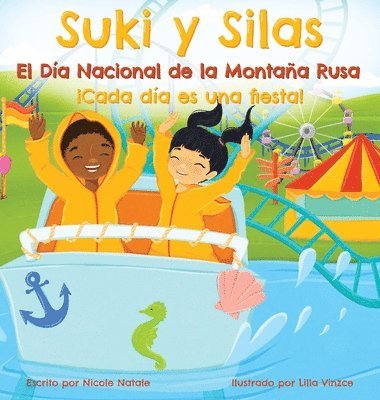 Suki y Silas el Día Nacional de la Montaña Rusa