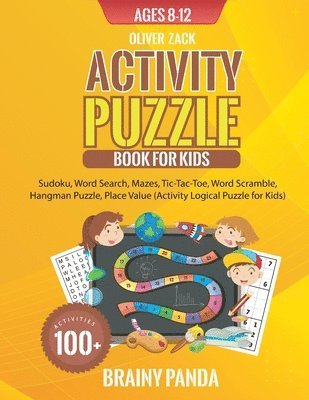 bokomslag Activity Puzzle Book For Kids Ages 8-12