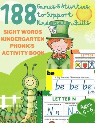 Sight Words Kindergarten & Phonics Activity Book 1