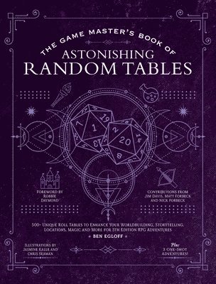 Ben Egloff - The Game Master's Book of Astonishing Random Tables, Inbunden