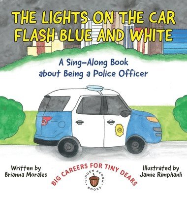 Lights on the Car Flash Blue and White