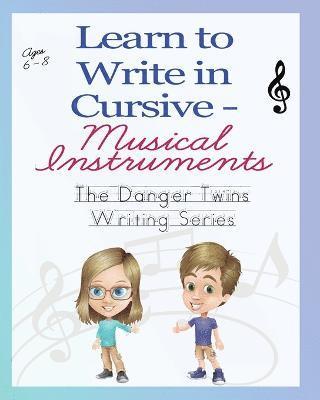 Learn to Write in Cursive - Musical Instruments