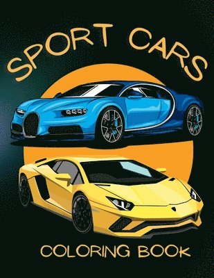 bokomslag Sports Car Coloring Book