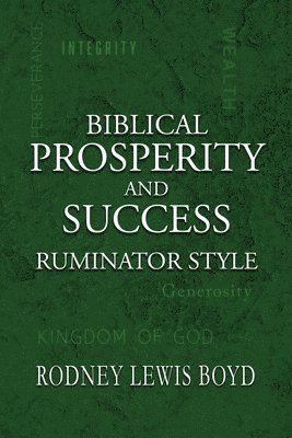 bokomslag Biblical Prosperity and Success